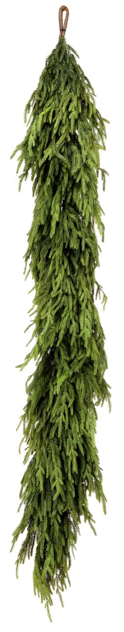 72x16" Natural Touch Norfolk Pine Garland – Realistic Christmas Decoration